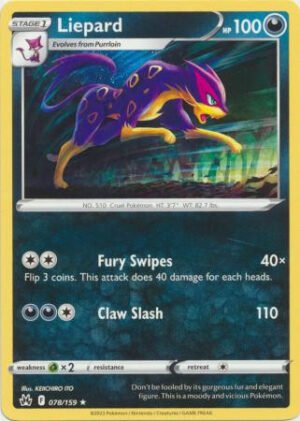 Crown Zenith 078/159 Liepard