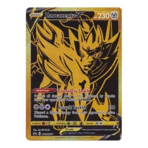 Sword & Shield Promo SWSH077 Zamazenta V (Black & Gold)