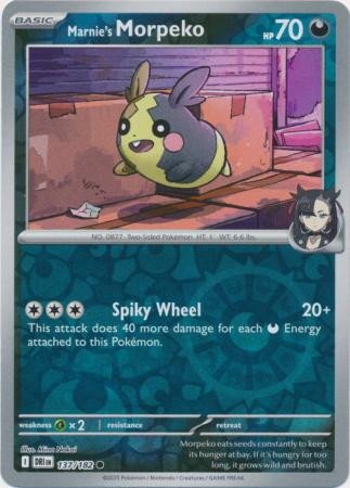 SV Destined Rivals 137/182 Marnie's Morpeko (Reverse Holo)