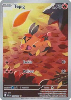 SV White Flare 096/086 Tepig (Illustration Rare)