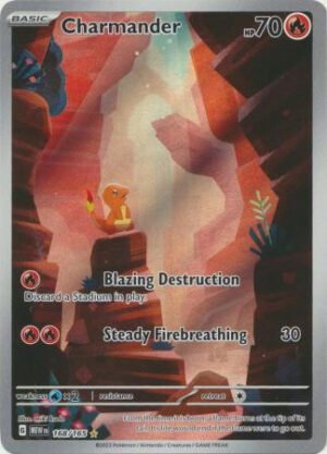 Scarlet & Violet 151 168/165 Charmander (Illustration Rare)