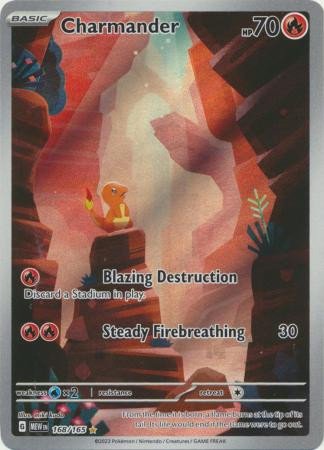 Scarlet & Violet 151 168/165 Charmander (Illustration Rare)