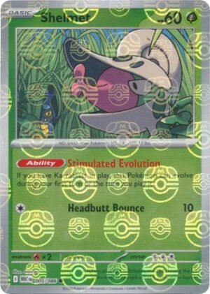 SV White Flare 008/086 Shelmet (MASTER BALL Reverse Holo)