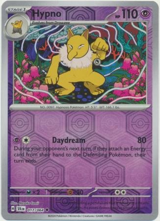 SV Shrouded Fable 017/064 Hypno (Reverse Holo)