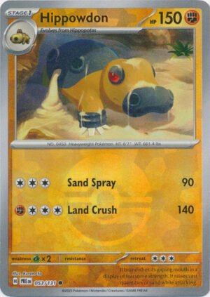 SV Prismatic Evolutions 053/131 Hippodown (POKE BALL Pattern Holo)