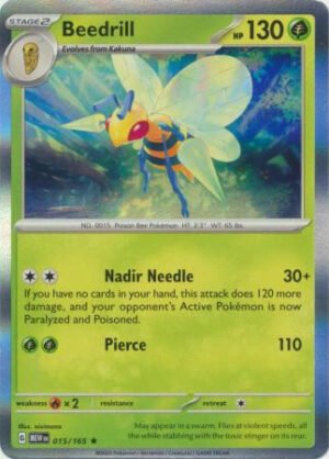 Scarlet & Violet 151 015/165 Beedrill (Holo)
