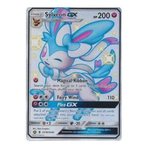 SM Guardians Rising SV76/SV94 Sylveon GX (Hidden Fates Shiny Vault Full Art)