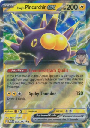 ME Ascended Heroes 068/217 Hop's Pincurchin ex (Half Art)