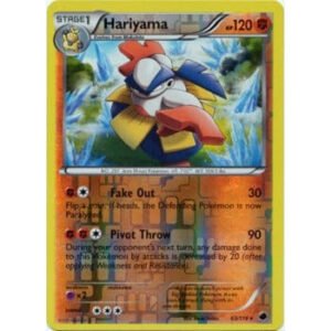 Plasma Freeze 63/116 Hariyama (Reverse Holo)