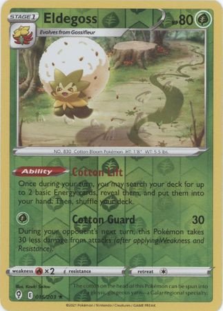 Evolving Skies 016/203 Eldegoss (Reverse Holo)