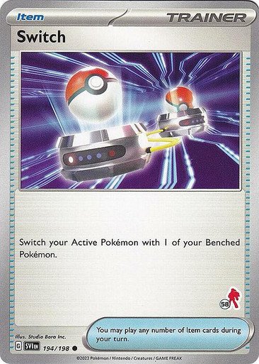 Scarlet & Violet (Base Set) 194/198 Switch (Armarouge Symbol 58)