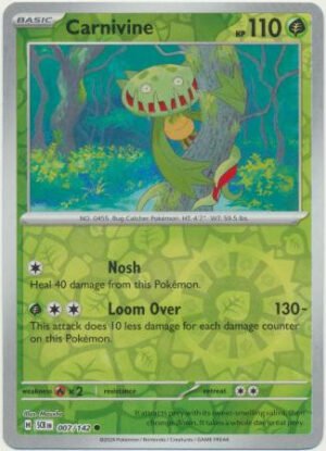 SV Stellar Crown 007/142 Carnivine (Reverse Holo)