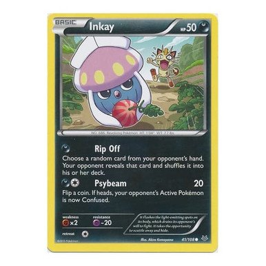 XY Roaring Skies 41/108 Inkay