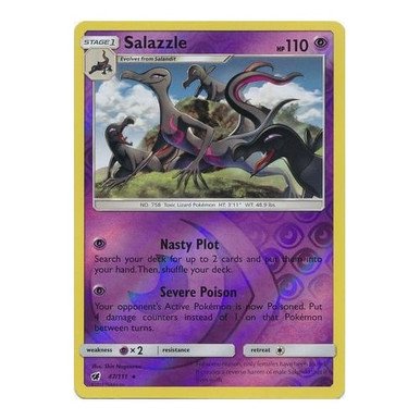 SM Crimson Invasion 047/111 Salazzle (Reverse Holo)