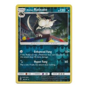 SM Burning Shadows 082/147 Alolan Raticate (Reverse Holo)