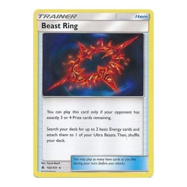 SM Forbidden Light 102/131 Beast Ring