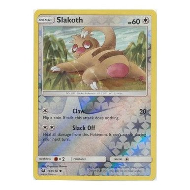 SM Celestial Storm 113/168 Slakoth (Reverse Holo)