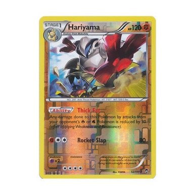 XY Furious Fists 52/111 Hariyama (Reverse Holo)