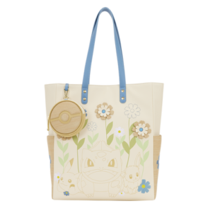 Pokemon: Floral Tote Crossbody Bag with Coin Bag