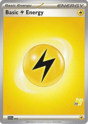 Scarlet & Violet SVE EN04 Basic Lightning Energy (Pikachu Symbol 43)