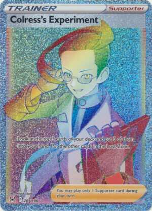 SWSH Lost Origin 205/196 Colress's Experiment (Rainbow Rare)