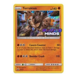 Sun & Moon Promo SM205 Terrakion (Staff)