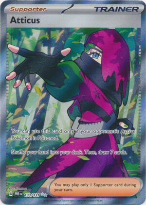 SV Prismatic Evolutions 133/131 Atticus (Full Art)