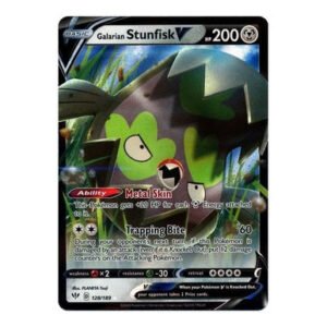 Darkness Ablaze 128/189 Galarian Stunkfisk V (Half Art)