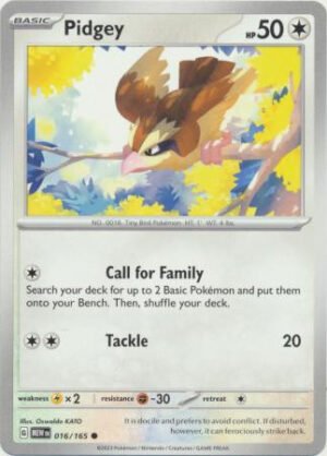 Scarlet & Violet 151 016/165 Pidgey