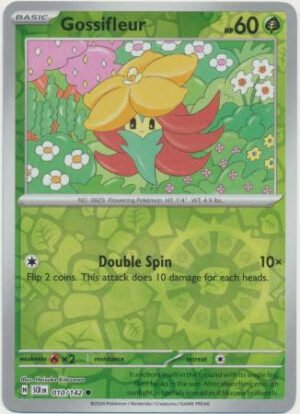 SV Stellar Crown 010/142 Gossifleur (Reverse Holo)