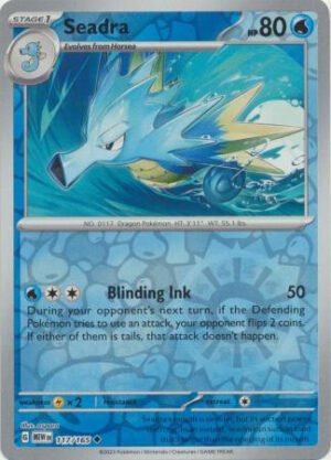 Scarlet & Violet 151 117/165 Seadra (Reverse Holo)