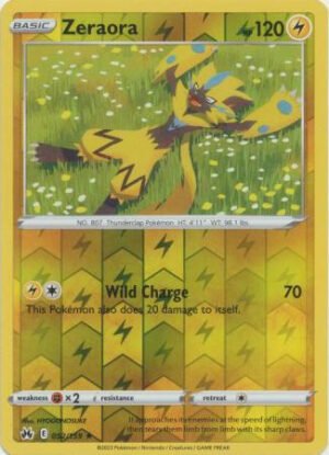 Crown Zenith 052/159 Zeraora (Reverse Holo)