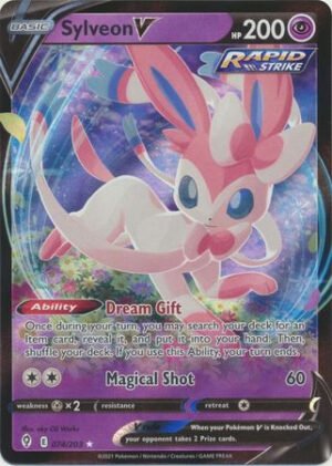 Evolving Skies 074/203 Sylveon V (Half Art)