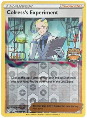 SWSH Lost Origin 155/196 Colress's Experiment (Regional League Promo STAFF)