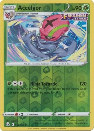 Fusion Strike 014/264 Accelgor (Reverse Holo)