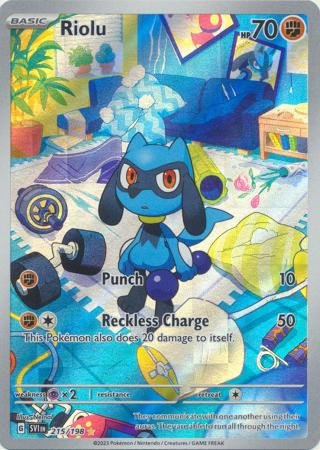 Scarlet & Violet (Base Set) 215/198 Riolu (Illustration Rare)
