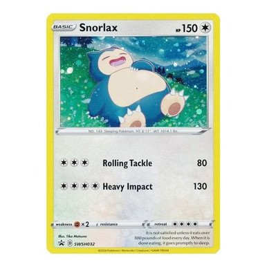 Sword & Shield Promo SWSH032 Snorlax