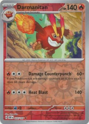 SV Obsidian Flames 035/197 Darmanitan (Reverse Holo)