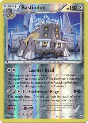 XY Steam Siege 70/114 Bastiodon (Reverse Holo)