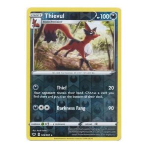 Sword & Shield (Base) 126/202 Thievul (Reverse Holo)