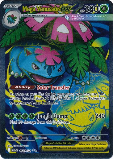 Mega Evolution 155/132 Mega Venusaur ex (Full Art)