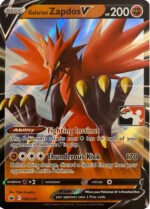 Chilling Reign 080/198 Galarian Zapdos V (Prize Pack League Promo)