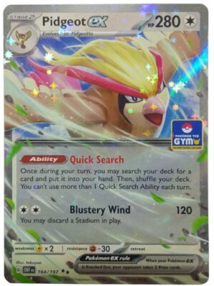 SV Obsidian Flames 164/197 Pidgeot ex (Gym Stamp)