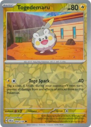 SV Journey Together 050/159 Togedemaru (Reverse Holo)