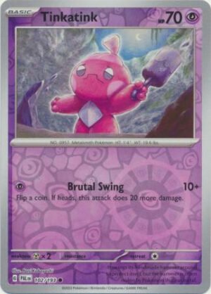 SV Paldea Evolved 102/193 Tinkatink (Reverse Holo)
