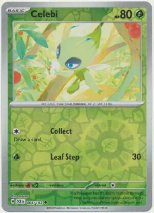 SV Stellar Crown 004/142 Celebi (Reverse Holo)