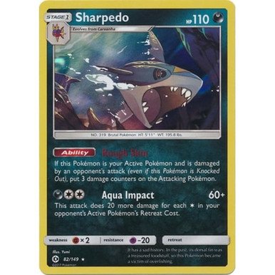 Sun and Moon (Base Set) 82/149 Sharpedo (Holo)