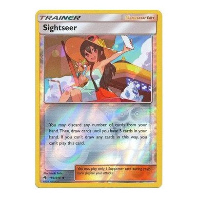 SM Lost Thunder 189/214 Sightseer (Reverse Holo)