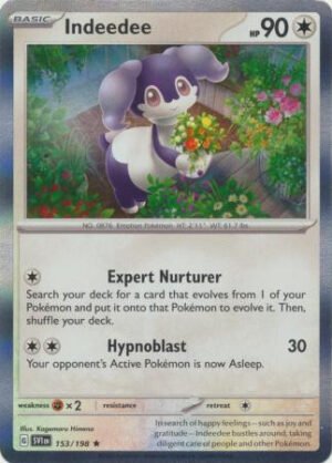 Scarlet & Violet (Base Set) 153/198 Indeedee (Holo)