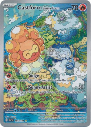 SV Surging Sparks 195/191 Castform Sunny Form (Illustration Rare)